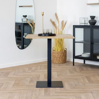 Lignano Natural Oak Square Cafe Table