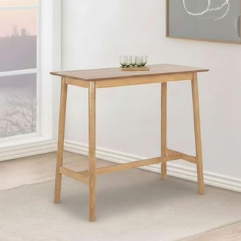Clearance - Barlow Oak Bar Table