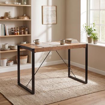 Nairobi Natural Rustic Mango Wood Bar Table