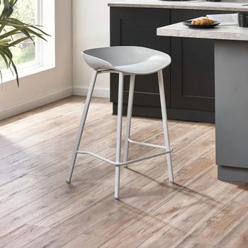 2 x Renzo Grey Barstool