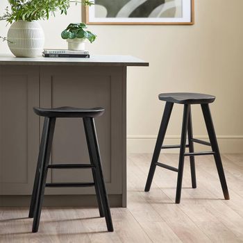2 x Mulu Black Barstool