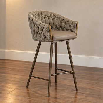 Clearance - 2 x Mindy Brownes Blake Brown Barstools - A607