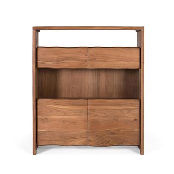 Macerata Acacia Wood 2 Door Buffet Hutch