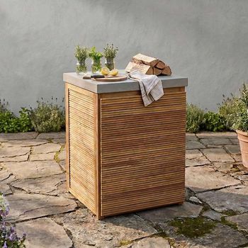 New Bali Concrete Top Outdoor Kitchen Single Storage Unit