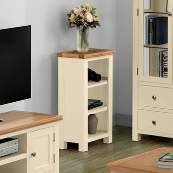 Lundy Ivory Painted Small Bookcase