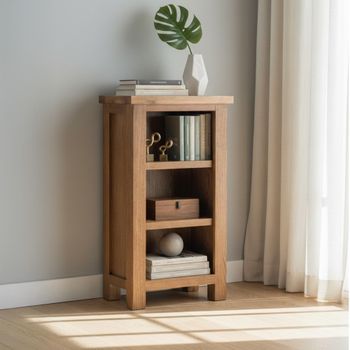 Original Rustic Oak Small Bookcase