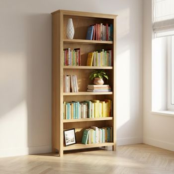 Arlington Oak Tall Bookcase