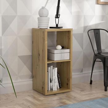 Mauro Shelving Unit 2 Open Artisan Oak