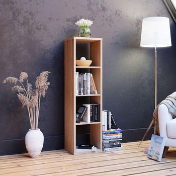 Mauro Shelving Unit 4 Open Sonoma Oak