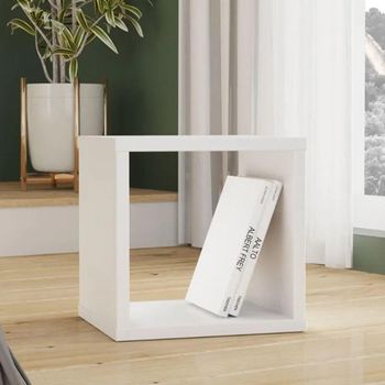 Mauro Single Storage Unit Open White Gloss