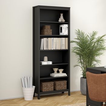 Barcelona Black Bookcase
