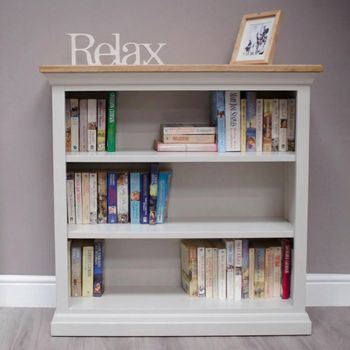 Cotswold Oak and Painted Small Bookcase