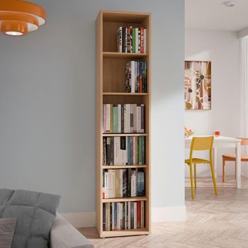 Alice Springs Elegancia Oak Tall Bookcase
