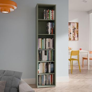 Alice Springs Sage Green Tall Bookcase