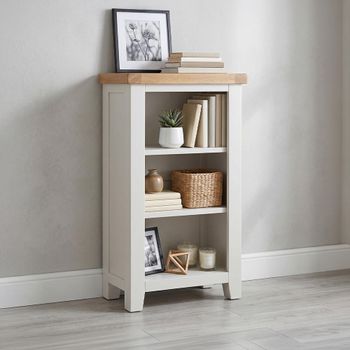 Melbourne White Painted Small Bookcase