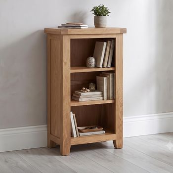 Melbourne Country Oak Bookcase - Small - Rustic