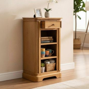 Nalandra Mango Wood 1 Drawer Small Bookcase