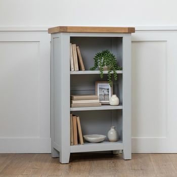 Melbourne French Grey Painted Small Bookcase