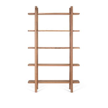 Gorizia Shelving Unit Open Natural Acacia Wood