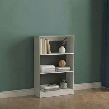Knightsbridge White Gloss Bookcase