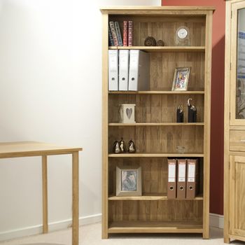 Opus Oak Large Bookcase