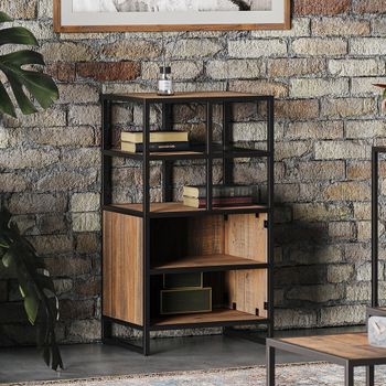 Ooki Modular Reclaimed Wood Bookcase