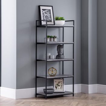 Staten Open Concrete Bookcase