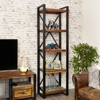 Urban Chic Reclaimed Wood Alcove Bookcase