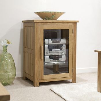 Opus Oak 1 Door Hifi Unit