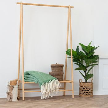 Manaus Natural Bamboo Clothes Rack