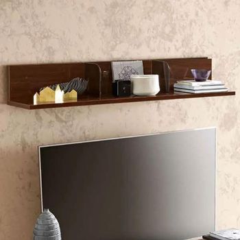 Platinum Italian Silver Birch Wall Shelf