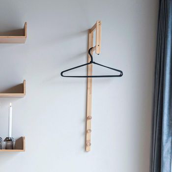 Trento Natural Bamboo Clothes Rack