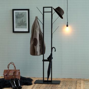Vinson Black Metal Large Coat Hanger
