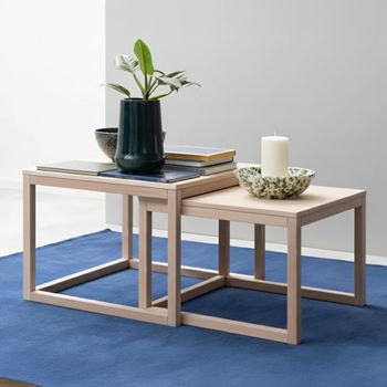 Set of 2 Cornus Oak Coffee Table