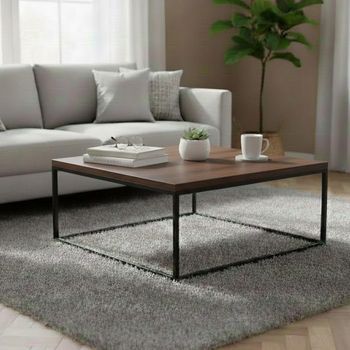 Brooklyn Dark Oak 90cm Square Coffee Table