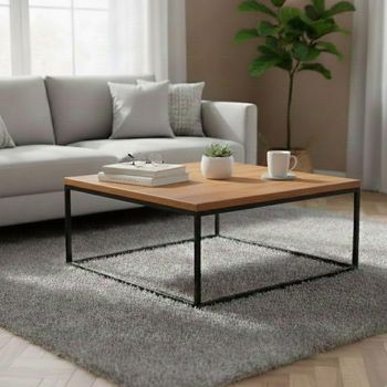 Brooklyn Oak 90cm Square Coffee Table