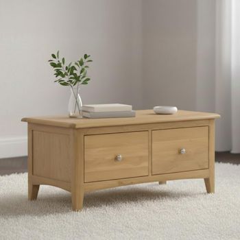 Kilkenny Oak 2 Drawer Coffee Table