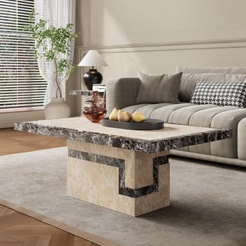 Venice Cream Marble Coffee Table