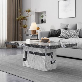 Venice Armani Grey Marble Coffee Table