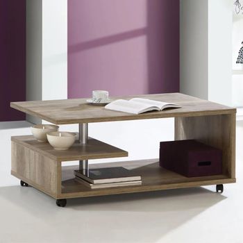 Bailey G-Shape Antique Oak Coffee Table
