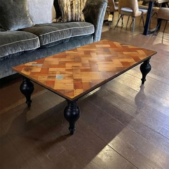 Juan Parquet Mango Wood Coffee Table
