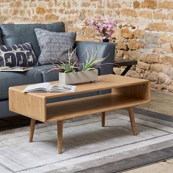 Jenson Oak 110cm Coffee Table