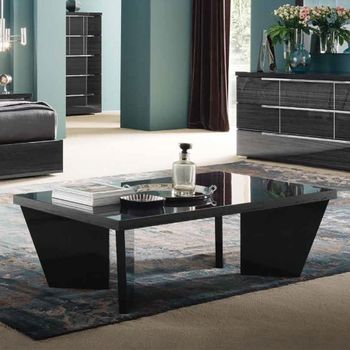Versilia Italian Black Coffee Table