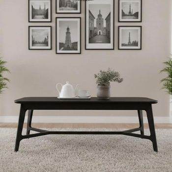 Clearance - Carrington Black Oak 120cm Coffee Table - FSS17512