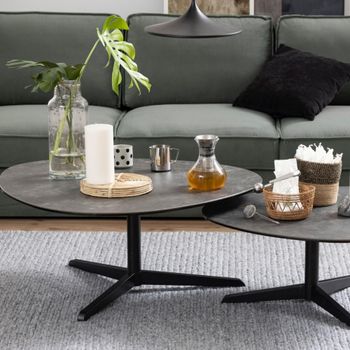 Barnsley Black Ceramic Coffee Table