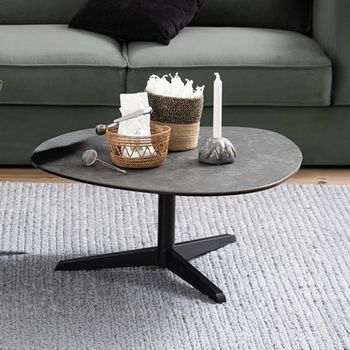 Barnsley Black Fairbanks Ceramic Small Coffee Table