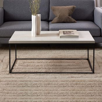 Barossa Faux Travertine Coffee Table