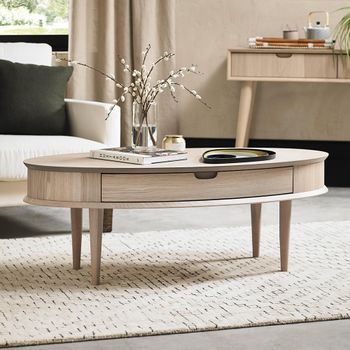 Dansk Scandi Oak 1 Drawer Coffee Table