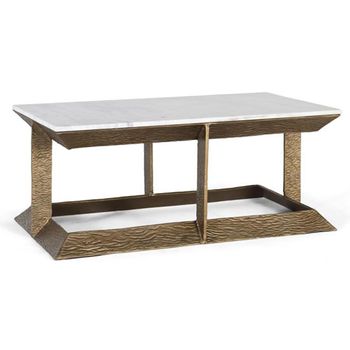 Caerfyrddin White Marble Coffee Table