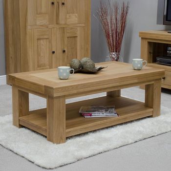Chunky Oak Coffee Table